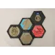 Hex Medal and Map